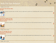 Tablet Screenshot of fastbellyfatexercises.blogspot.com