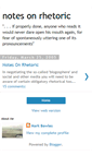 Mobile Screenshot of notesonrhetoric.blogspot.com