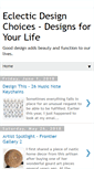 Mobile Screenshot of eclecticdesignchoices.blogspot.com