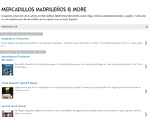 Tablet Screenshot of mercadillosmadrid.blogspot.com