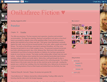 Tablet Screenshot of onikafareefiction.blogspot.com