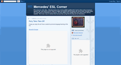 Desktop Screenshot of mercedeseslcorner.blogspot.com