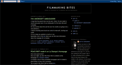 Desktop Screenshot of filmmakingbites.blogspot.com