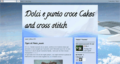 Desktop Screenshot of cakesandcrossstitch.blogspot.com