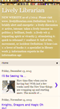 Mobile Screenshot of livelylibrarian.blogspot.com