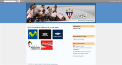 Desktop Screenshot of ligadeportivaunoversitariadequito.blogspot.com