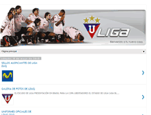 Tablet Screenshot of ligadeportivaunoversitariadequito.blogspot.com