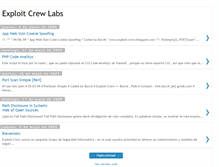 Tablet Screenshot of exploit-crew.blogspot.com