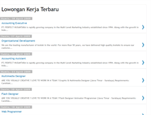 Tablet Screenshot of lowongankerjaku2009.blogspot.com