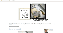 Desktop Screenshot of cannycrafter.blogspot.com