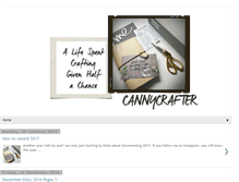 Tablet Screenshot of cannycrafter.blogspot.com