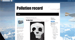 Desktop Screenshot of pollutionrecord.blogspot.com