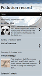 Mobile Screenshot of pollutionrecord.blogspot.com