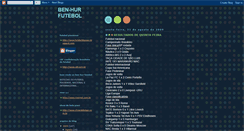 Desktop Screenshot of benhurfutebol.blogspot.com