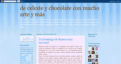 Desktop Screenshot of decelesteychocolateconmuchoarteymas.blogspot.com