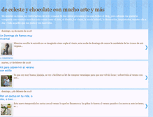 Tablet Screenshot of decelesteychocolateconmuchoarteymas.blogspot.com
