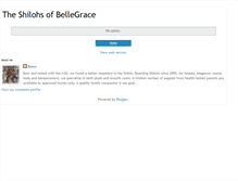 Tablet Screenshot of bellegrace-shilohs.blogspot.com