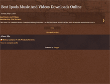 Tablet Screenshot of bestipodsmusicandvideosdownloadssites.blogspot.com