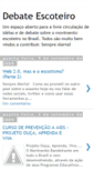 Mobile Screenshot of debateescoteiro.blogspot.com