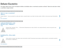 Tablet Screenshot of debateescoteiro.blogspot.com