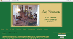 Desktop Screenshot of amybarkman.blogspot.com
