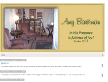 Tablet Screenshot of amybarkman.blogspot.com