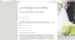 Desktop Screenshot of jsweddingsandevents.blogspot.com