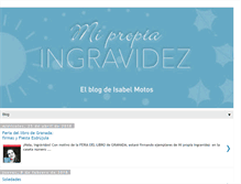 Tablet Screenshot of mipropiaingravidez.blogspot.com