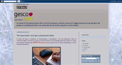 Desktop Screenshot of gescoformazione.blogspot.com