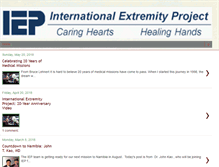 Tablet Screenshot of extremityproject.blogspot.com