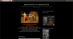 Desktop Screenshot of manifiestovsmanifiesto.blogspot.com