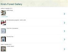 Tablet Screenshot of kirasforestgallery.blogspot.com