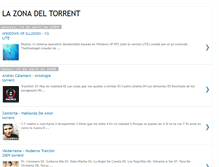 Tablet Screenshot of lazonadeltorrent.blogspot.com