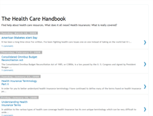 Tablet Screenshot of healthcarehandbook.blogspot.com