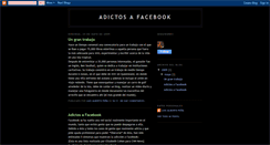 Desktop Screenshot of adictosfacebook.blogspot.com