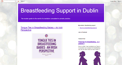 Desktop Screenshot of breastfeedingdublin.blogspot.com