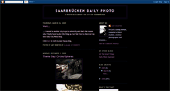 Desktop Screenshot of dailyphotosaarbruecken.blogspot.com