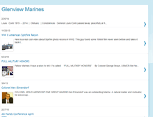 Tablet Screenshot of glenviewmarines.blogspot.com