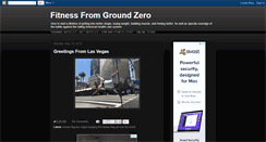 Desktop Screenshot of fitnessfromgroundzero.blogspot.com