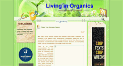 Desktop Screenshot of organicsliving.blogspot.com