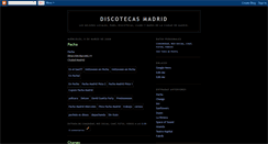 Desktop Screenshot of disco-madrid.blogspot.com
