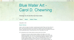 Desktop Screenshot of bluewaterart.blogspot.com