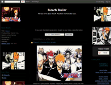 Tablet Screenshot of bleach-movie-trailer.blogspot.com