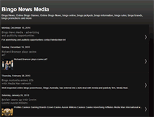 Tablet Screenshot of bingonewsmedia.blogspot.com