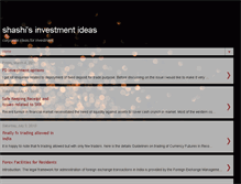 Tablet Screenshot of ideas2invest.blogspot.com