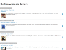 Tablet Screenshot of bushidoacademie34.blogspot.com