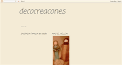 Desktop Screenshot of decocreaciones.blogspot.com