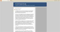 Desktop Screenshot of lefrenchblog.blogspot.com