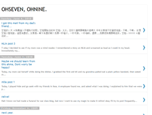 Tablet Screenshot of oneoh7.blogspot.com