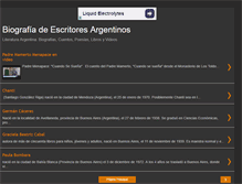 Tablet Screenshot of escritoresargentinos.blogspot.com